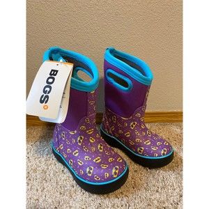 New Bogs Girls 9 Toddler Snow Rain Boots